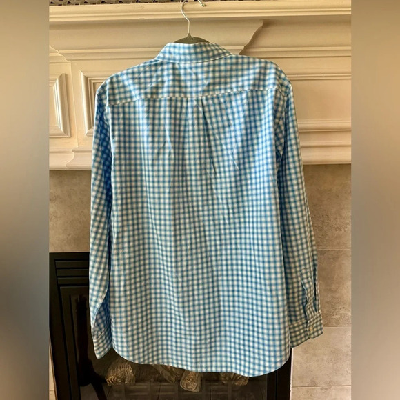 Vineyard Vines Men's Classic Fit Tucker Shirt USA Blue/White plaid Medium - Picture 3 of 14